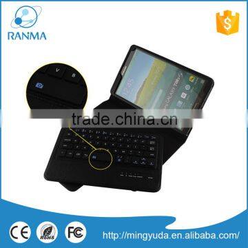 Customized removeable bluetooth tablet leather case with keyboard