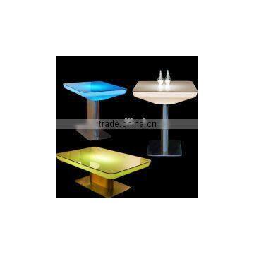 European Fashion Led Table Furniture/Glow Coffee Table