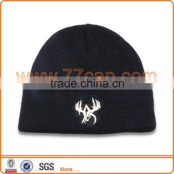 Wholesale 100% Acrylic Custom Beanie Hat With Embroidery Logo photo-2