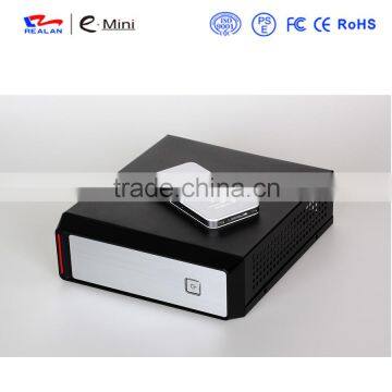 Realan Emini 3019 Silver Desktop Computer PC Cases With Power Supply, Black Desktop Computers photo-6