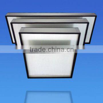 Panel Type Mini Pleat HEPA Filter H14