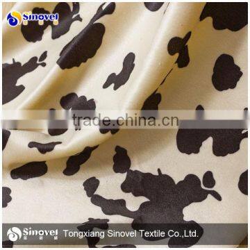 2014 polyester printed animal faux fur fabric