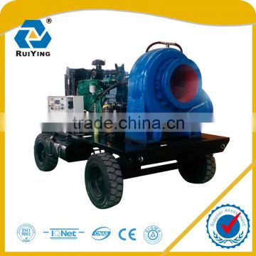 High flow movable diesel water pump, sewage water pump 3170m3/hr