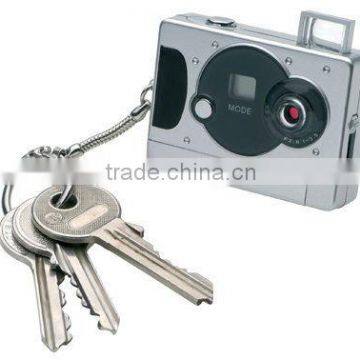 300K pixels cheap mini digital camera for kid with keychain,1.3M pixel by interpolation