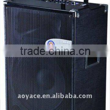 Speaker With Wooden Box