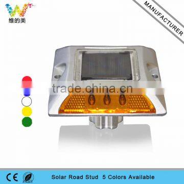 High brightness LED flashing road cat eyes aluminum solar road stud