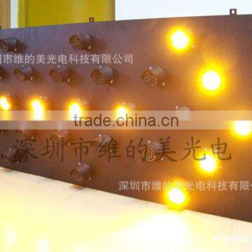 Customized Module HK Standard 1200*400mm Trailer Tail LED Arrow Guidance Indicator Aluminium Shell