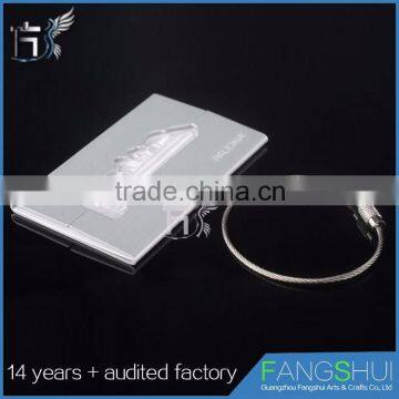 2016 Latest Design Funny Aluminum Hotel Luggage Tag Hot Sale photo-3