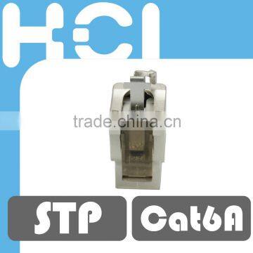 RJ45 STP Female Connector Cat 6A Keystone Jack Module photo-5
