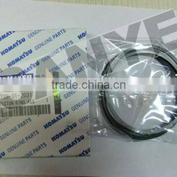 pc200-7 S6D102 engine parts Piston Ring 6738-31-2030 6738-31-2031