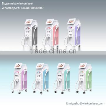 vertical laser hair removal machine / laser acne removal machine / salon equipment laser hair removal