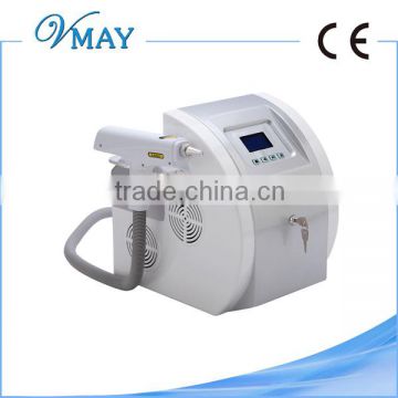 Portable Long Pulse Q Switch Nd Yag 1-10Hz Laser Tattoo Removal Machine VH620 Freckles Removal