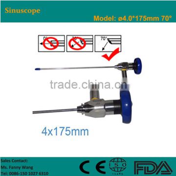 Optics CE Stainless Sinuscope with Storz Stryker Olympus Wolf connector 4.0*175mm 70 degree