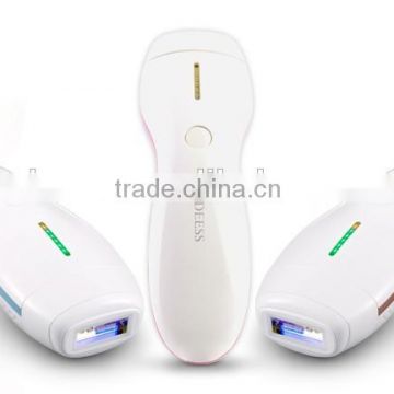 3 functions in 1 cosmetic machine for permanent hair removal, skin rejuvenation and acne removal