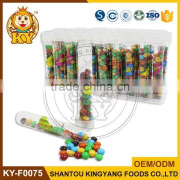 Test Tube Crispy Chocolate Beans Candy
