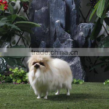 Lifelike Outdoor Large Decorative Plush Toy Dogs and Puppies for Sale Pet