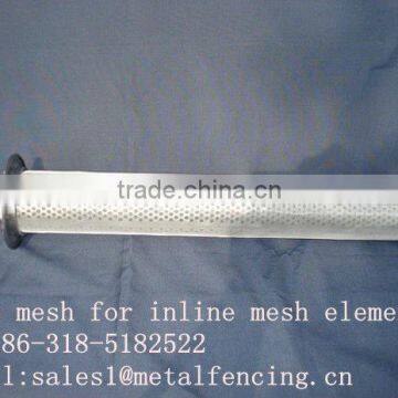 Wire mesh for inline mesh element