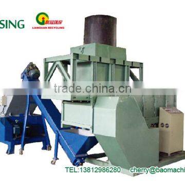 plastic bags single shaft shredder