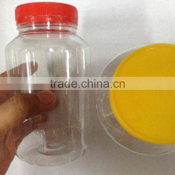 Clear PET Plastic Round Jar in 800ML photo-6