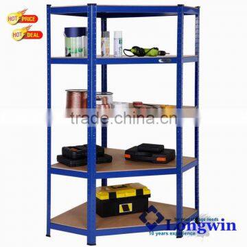 Angel iron Z beam corner wall unit