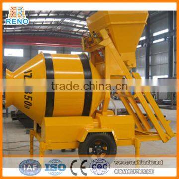 High efficiency electric mobile small cement mixer