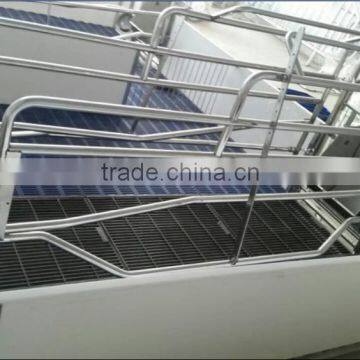 Stainless steel for pig farrowing crate