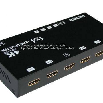 Coutstand Coutstand Matel 4K x 2K HDMI Splitter 1x4,Support 3D