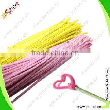 Craft chenille stems and craft wire pipe cleaners and chenille stem tinsel stem pipe cleaner