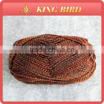 12S/2+1ply brown crochet yarn wholesale