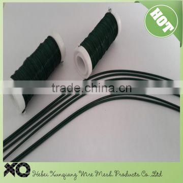 green 0.2-1.6mm florist wire on spool