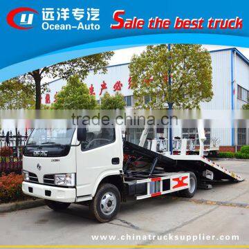 DFAC Low Price 4 Ton Tilt Tray Wrecker Tow Trucks for Sale photo-2