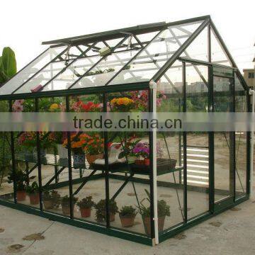 High quality glass green house for your garden HX98 Series