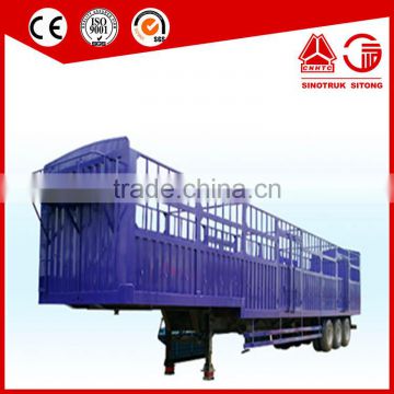 cargo fence semi trailer,cargo trailer with FUWA 13 Ton Axle