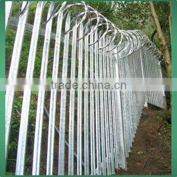 D Section Pointed Pale Palisade Fence photo-3