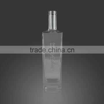 750ml Empty Crystal Clear Glass Wine Bottle, Hot Sale High Quality Vodka Bottle photo-2
