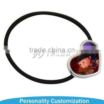 Sublimation Bracelet/Rope Chain with Heart Metal for Sublimation Printing