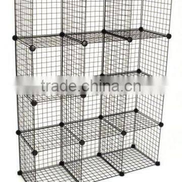 Mini Grid Clothes Organizer, 3-Foot by 4-Foot, Black photo-2