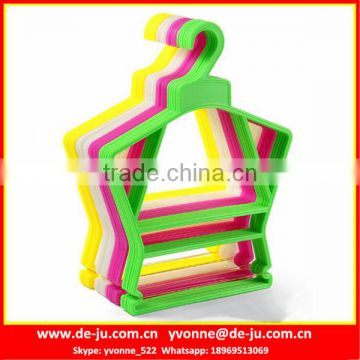 Star Shape Cheap Suit Plastic Hanger