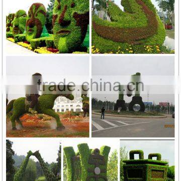 2016 New Design Artificial Green Sculpture for Garden Manufacturer