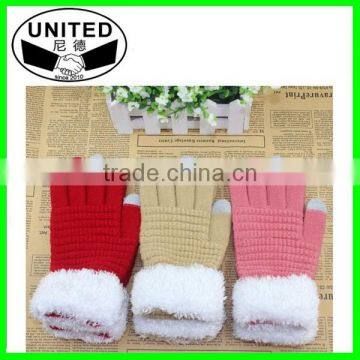 Mix Colors Winter Knitting Screen Gloves for Smartphone Top Top Sellers