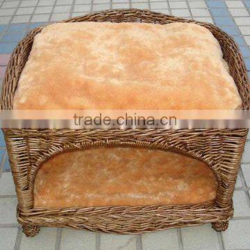 Wicker Pet House / Wicker Cat Cage / Wicker Pet Bed & Wicker Doghouse