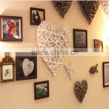 2017 Party Decoration Woven Wicker Heart photo-2