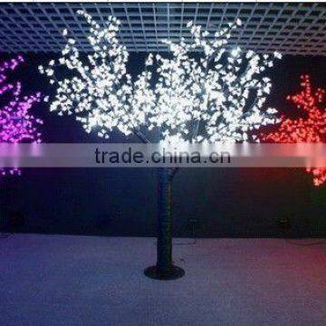 showroom artificial sakura tree/cherry blossom tree with different color lighted