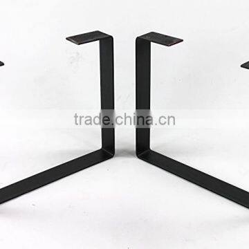 Online Sales Furniture Leg Type Antique Cast Iron Metal Table Base Black U Legs photo-2