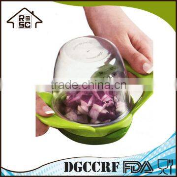 Kitchen Utensil Plastic Vegetable Slicer and Fruit Slicer Dice and Store Vegetable Chopper Fruit Chopper for Salad photo-3