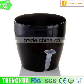 Various Size! Black Plastic Plant Pots Large Size Flower Pot Garden Pot photo-2
