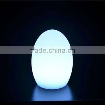 PE Material Rechargeable Led Used Table Light / High Quality RGB Full Color Changing Egged Shaped Led Table Lamp photo-4