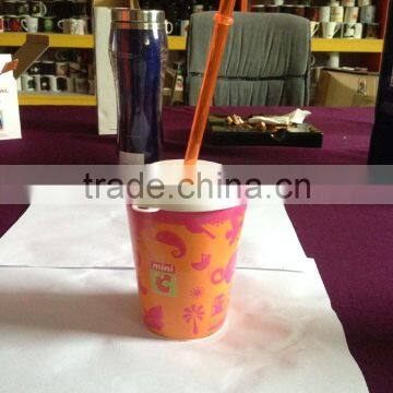 Single Wall Plastic Tumbler With Straw and Lid photo-3