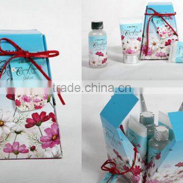 4 PCS BATH SET W/PAPER BOX