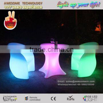 new event idear outdoor coloring plastic table chair for modern events (TP117)